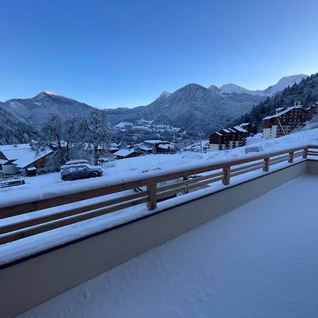Dans Residence Neuve Le Snow Roc Sur Les Pistes, Grand Studio Cosy 5 Pers Avec Terrasse Panoramique, Sauna, Wifi Saint-Jean-dʼAulps Eksteriør bilde