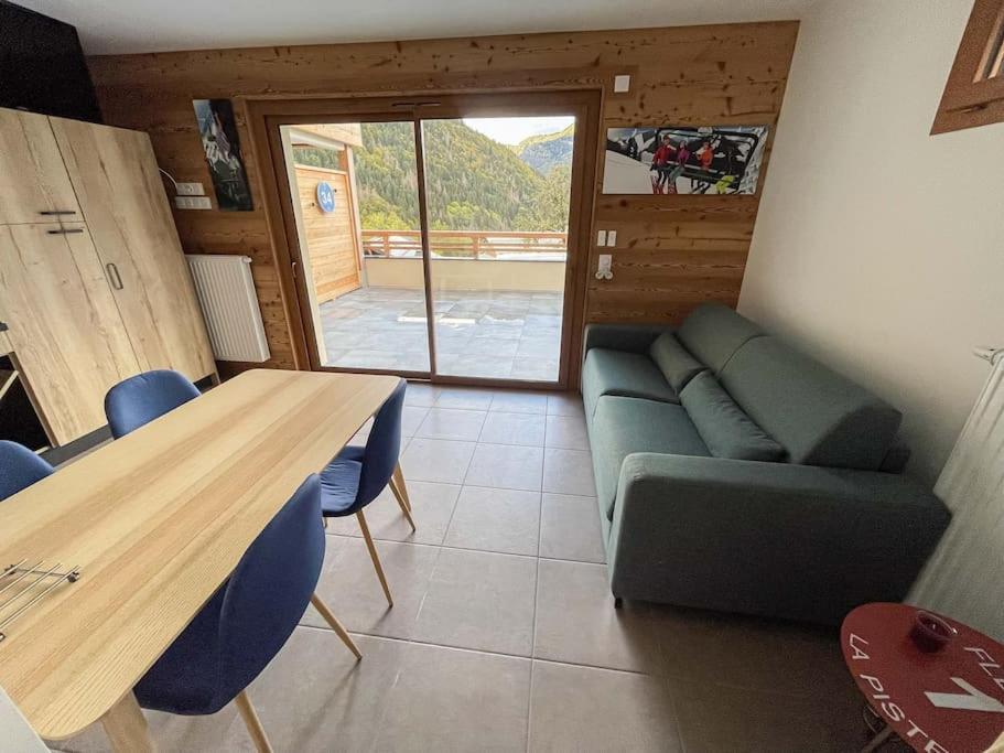 Dans Residence Neuve Le Snow Roc Sur Les Pistes, Grand Studio Cosy 5 Pers Avec Terrasse Panoramique, Sauna, Wifi Saint-Jean-dʼAulps Eksteriør bilde