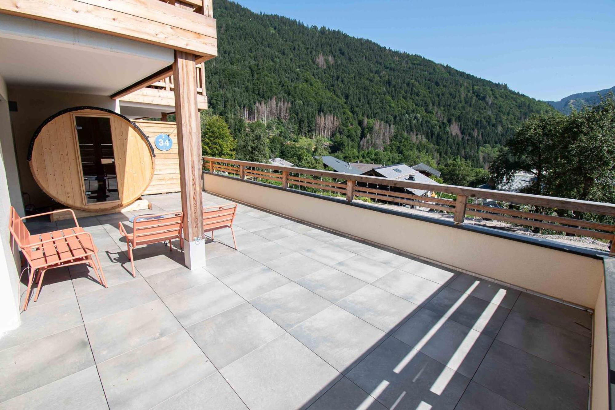 Dans Residence Neuve Le Snow Roc Sur Les Pistes, Grand Studio Cosy 5 Pers Avec Terrasse Panoramique, Sauna, Wifi Saint-Jean-dʼAulps Eksteriør bilde