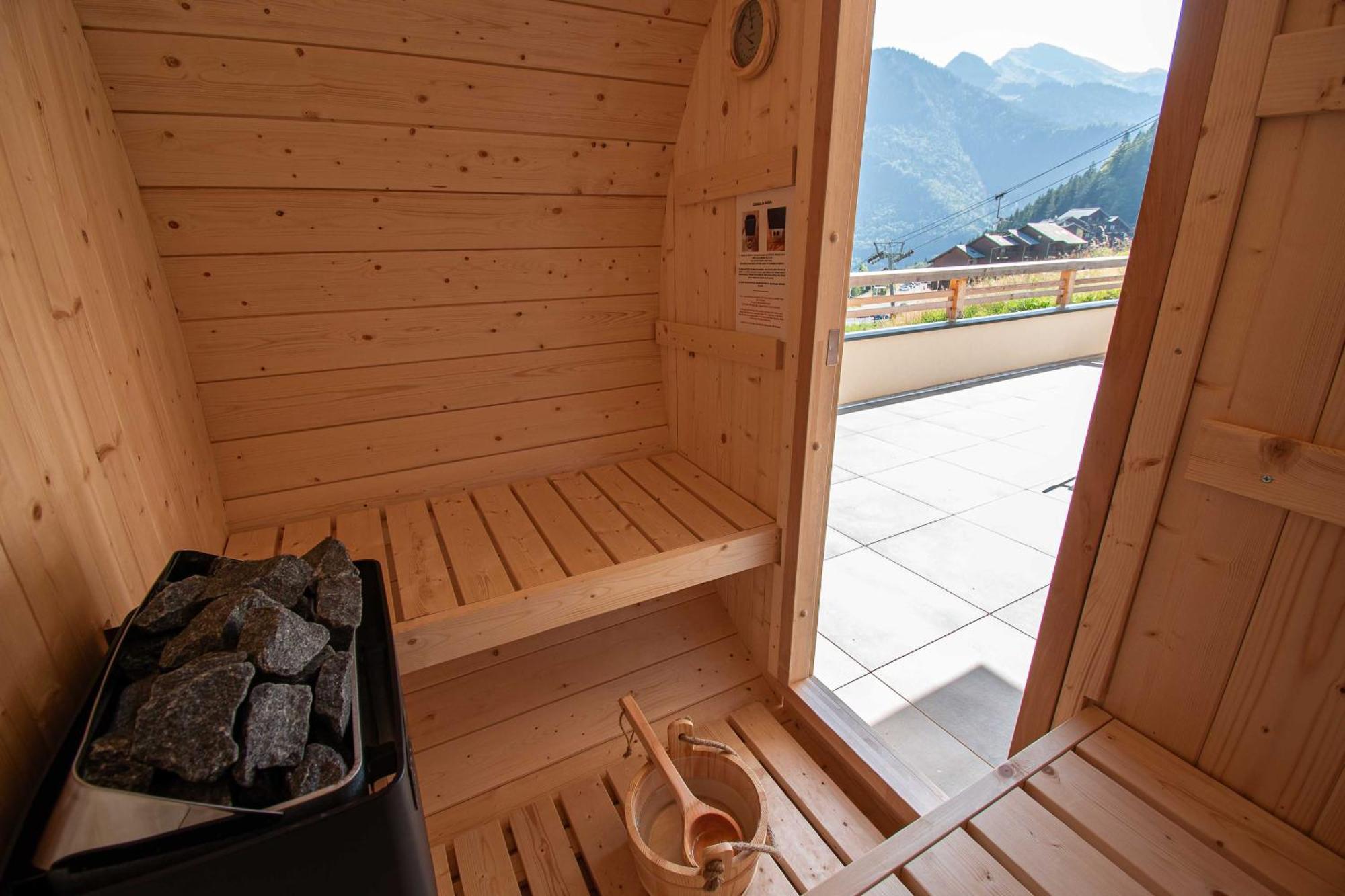 Dans Residence Neuve Le Snow Roc Sur Les Pistes, Grand Studio Cosy 5 Pers Avec Terrasse Panoramique, Sauna, Wifi Saint-Jean-dʼAulps Eksteriør bilde