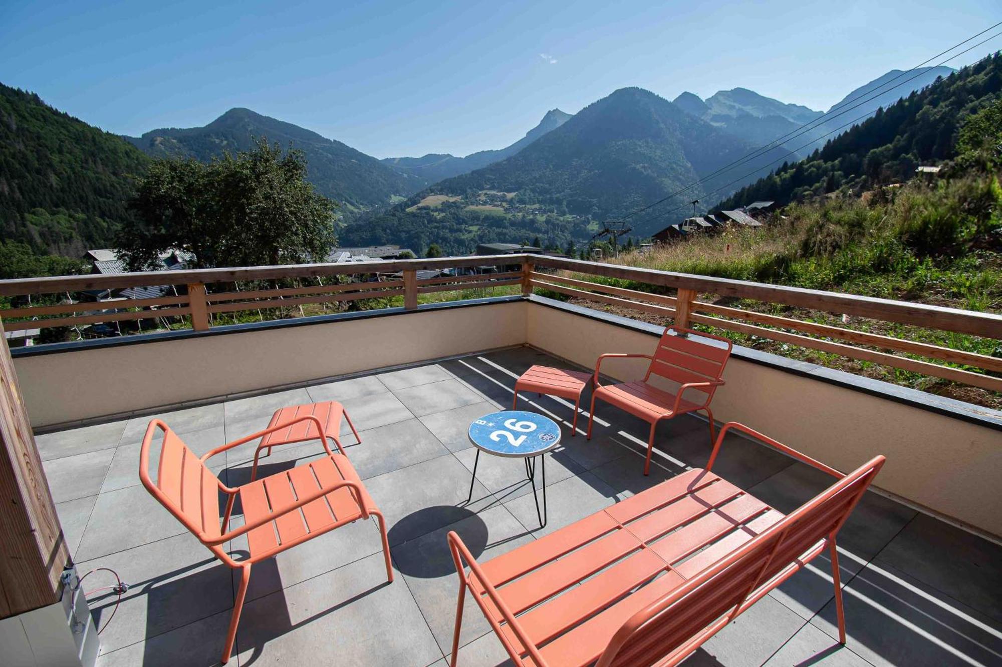 Dans Residence Neuve Le Snow Roc Sur Les Pistes, Grand Studio Cosy 5 Pers Avec Terrasse Panoramique, Sauna, Wifi Saint-Jean-dʼAulps Eksteriør bilde